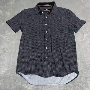 Butter Cloth Shirt Mens Medium Regular‎ Fit Navy Icy Cotton Regular Fit Camp